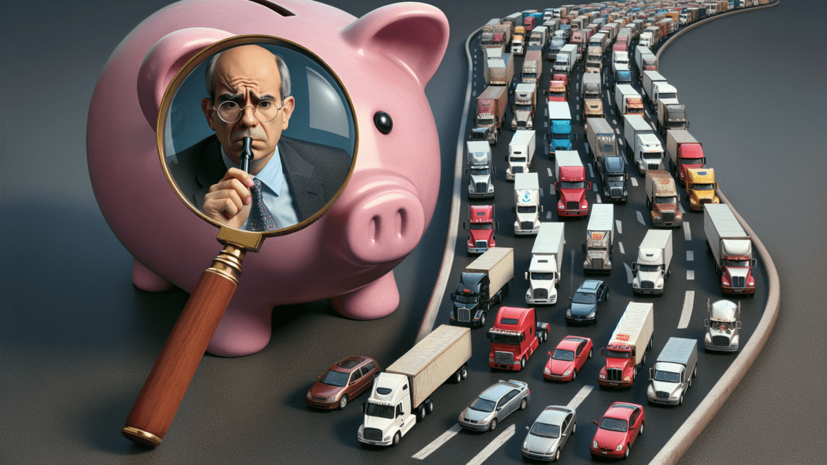 Kinesiska lastbilar i kö – svenska ekonomer varnar för total systemkollaps inom veckor