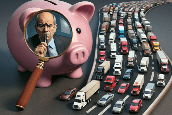 Kinesiska lastbilar i kö – svenska ekonomer varnar för total systemkollaps inom veckor