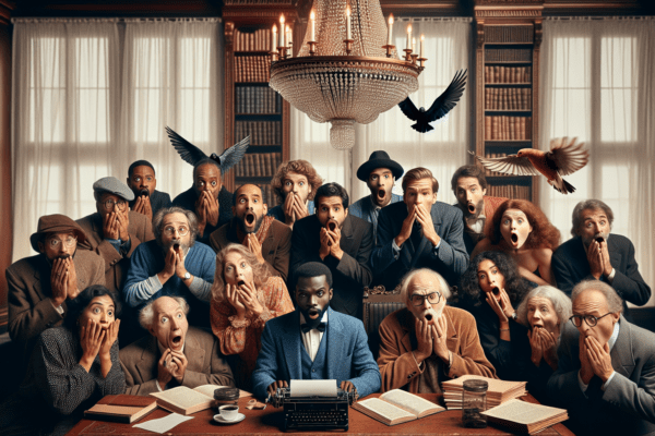 Kulturvärlden i chock: Författare upptäcks bakom roman