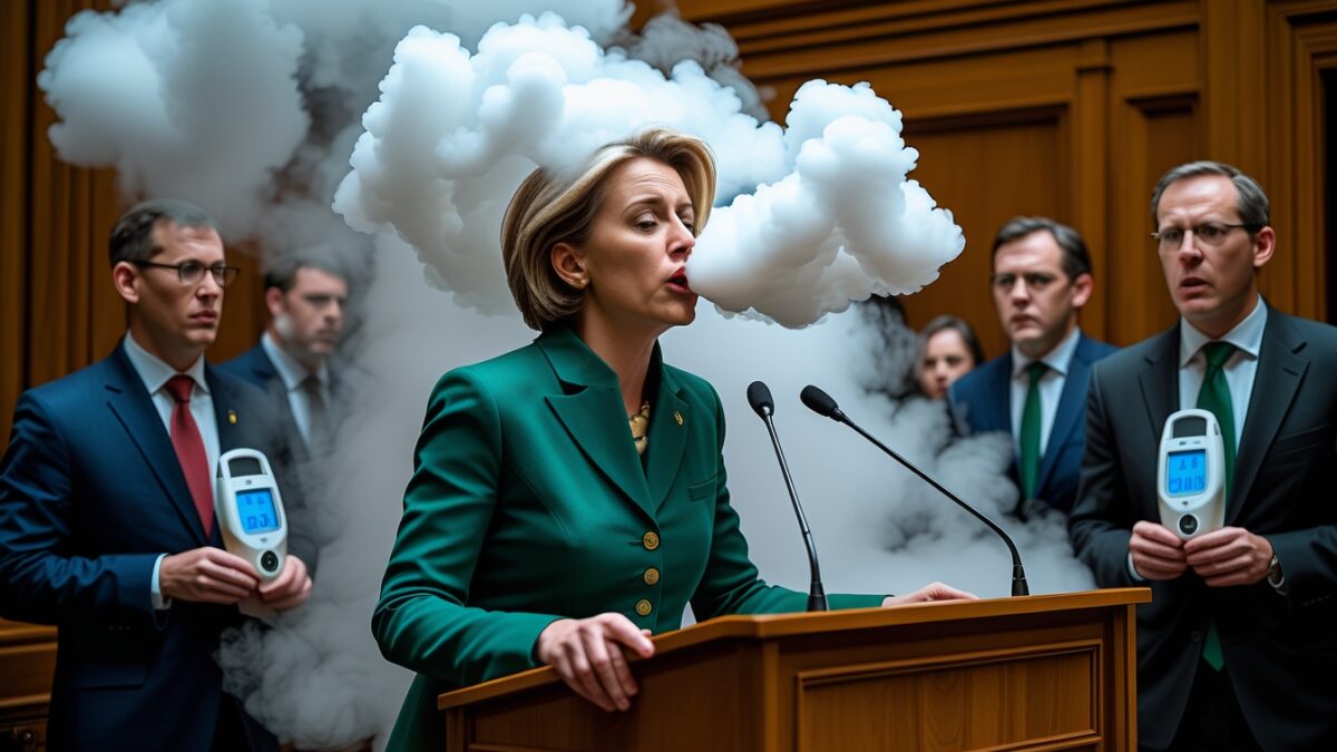 Mohamssons snabba åsiktsväxling misstänks bryta mot utsläppskvoter för politisk varmluft