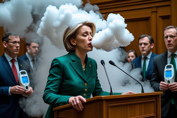 Mohamssons snabba åsiktsväxling misstänks bryta mot utsläppskvoter för politisk varmluft