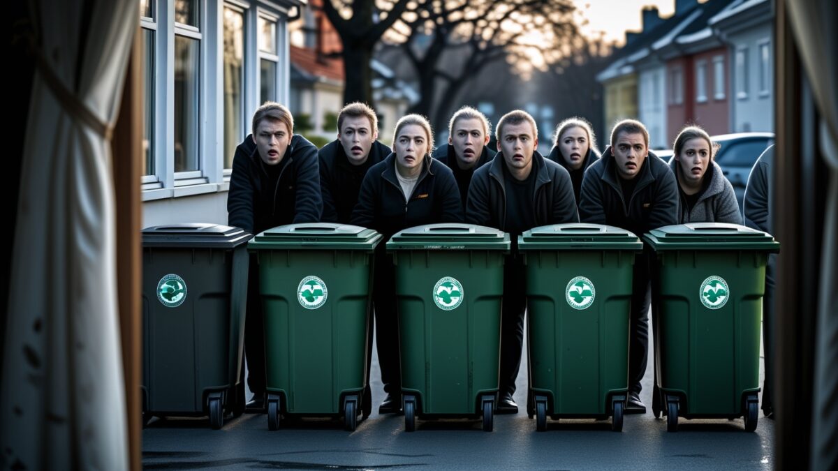 Linköpingsborna i skräck: Mystiska cylindrar rullar mot deras hem – ingen vet vad som finns inuti