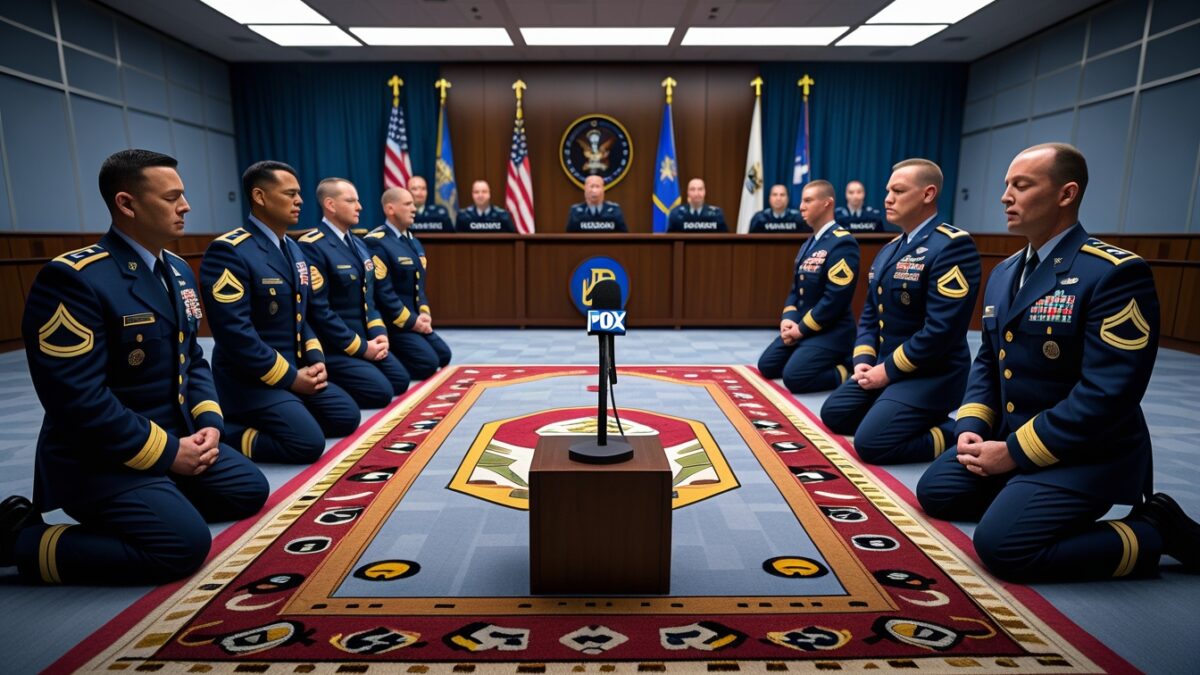 Försvarminister hyllas av troende för att ha bytt ut generaler mot bönegrupper