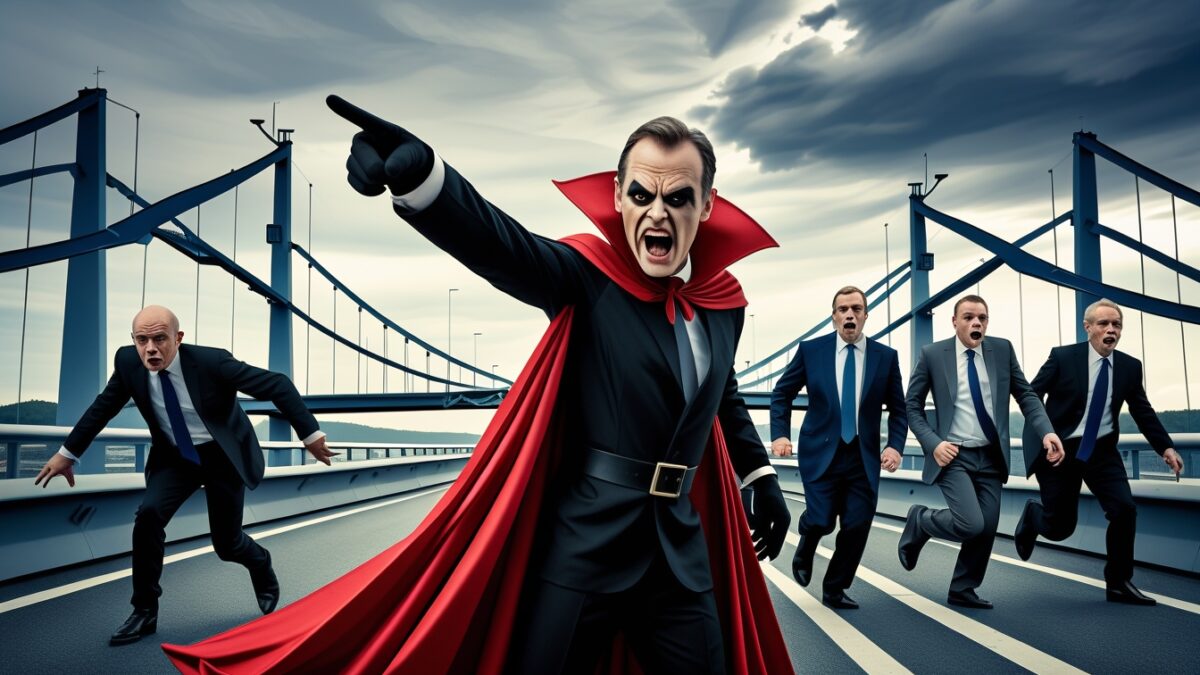 Busch hotar Danmark med ondska – analytiker varnar för total ekonomisk kollaps inom 72 timmar