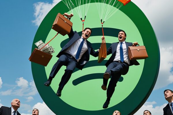 Spotifys nya chefer säljer aktier för en halv miljard – experter varnar för total ekonomisk kollaps