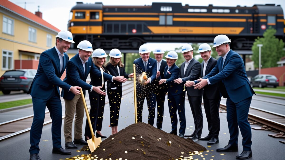 Sundbyberg firar: Spåren ska äntligen gå under jord – bara 13 år efter planen