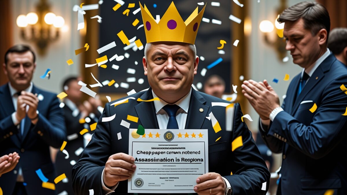 Grattis, Viktor: Nu är du viktig nog att bli fejkad mördad av Ryssland