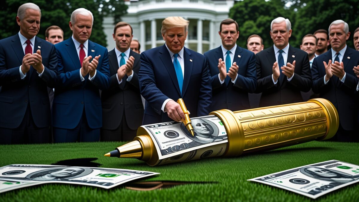 USA trycker Trumps namnteckning på dollarsedlar – experter oroade för bläckbrist