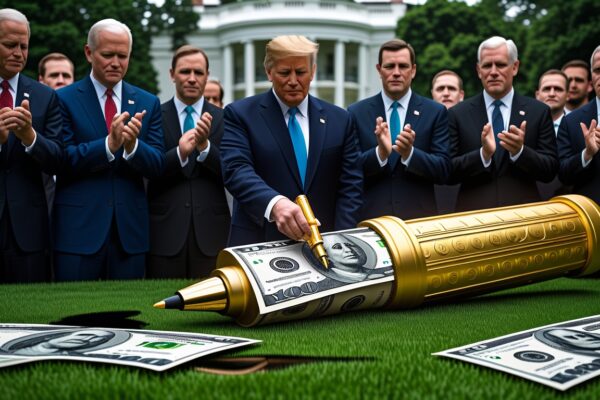 USA trycker Trumps namnteckning på dollarsedlar – experter oroade för bläckbrist