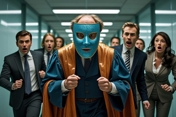 Semiotisk kollaps: Maskens avslöjande undergräver hela den postmoderna identitetsdiskursen