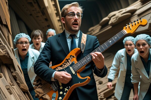 Rockgitarr tillverkad av vrak från 1600-talet väcker frågor om kulturarvets kommersialisering