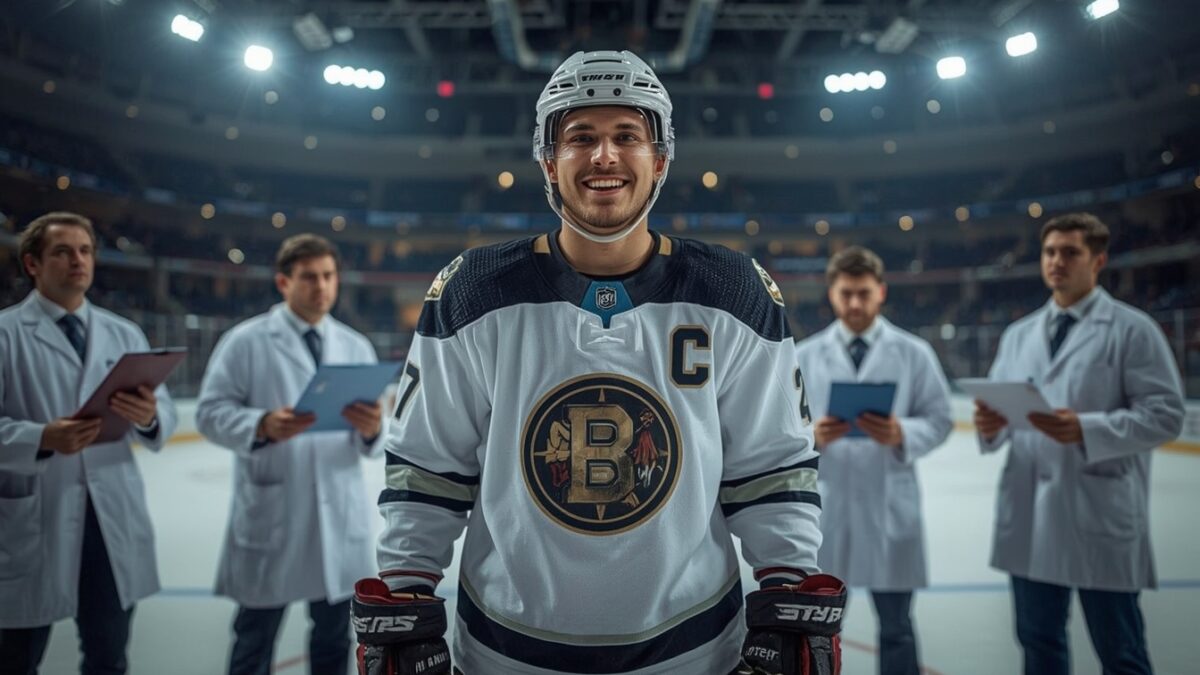 Nazar tillbaka i spel utan framtänder – tandläkare kallar det ’ett historiskt mål för hockeyns estetik’