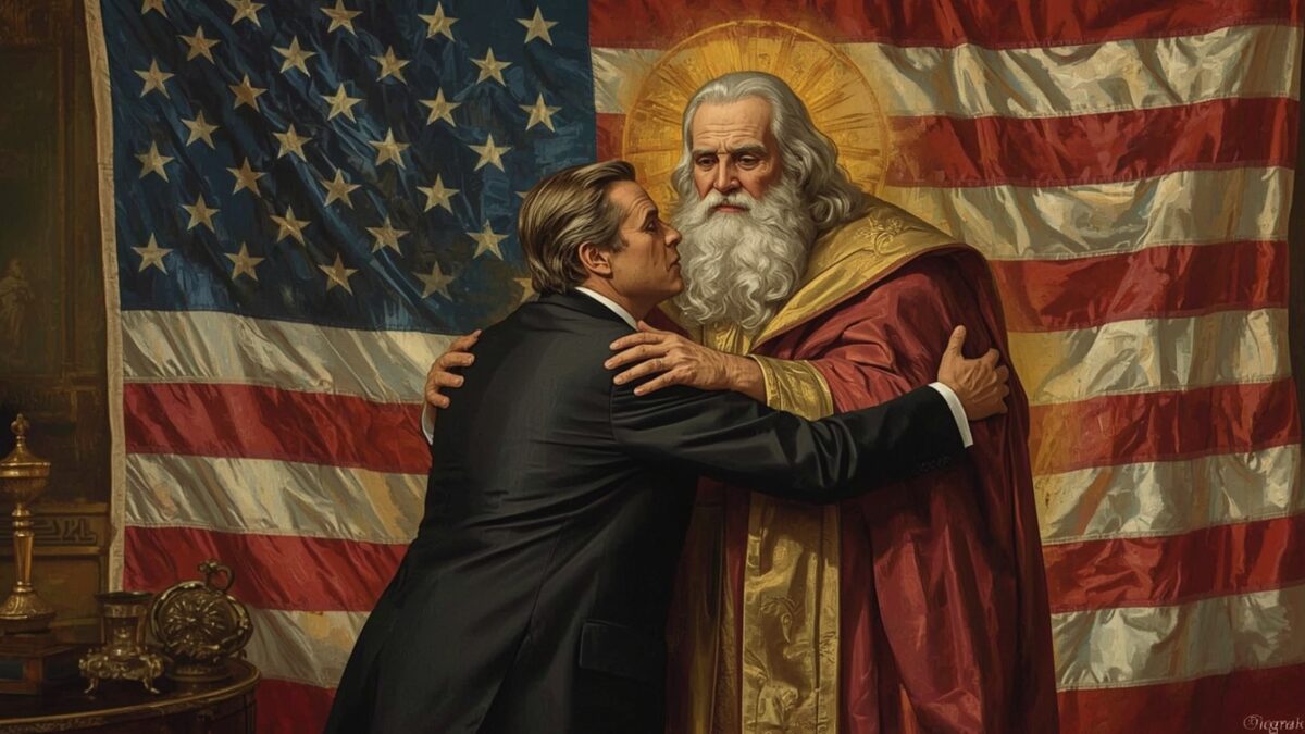 Trump mottager gudomlig kram – Vatikanen ombeds vänta på sin tur