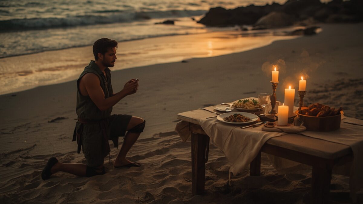 Nobelprisnominerad kärleksgest: Man lämnar TV-program för att träffa person han redan bor med