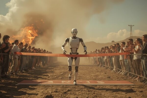 Kinesisk robot krossar halvmaratonrekord — forskare hoppas att den kan springa ifrån klimatkrisen också