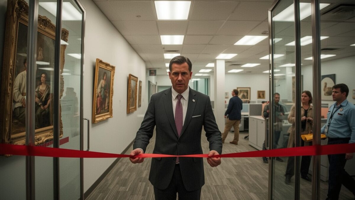 Regeringen fullbordar den mest radikala konceptuella konstinstallationen sedan 90-talet — genom att stänga museer