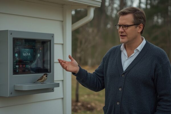 Smarta fågelmatare med AI-igenkänning säljer slut – svenska villaägare kan äntligen outsourca talgbollar