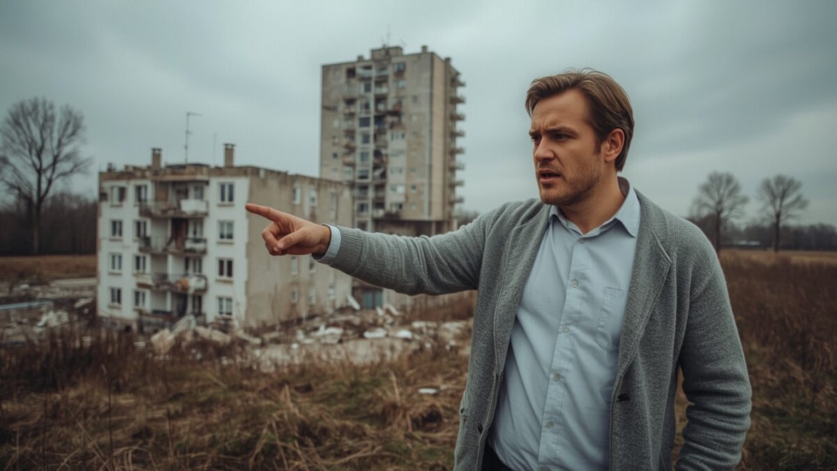 Villaägare i Örgryte liknar fyravåningshus vid Berlinmuren — grannar med utsikt över muren hade inte kunnat nås för kommentar