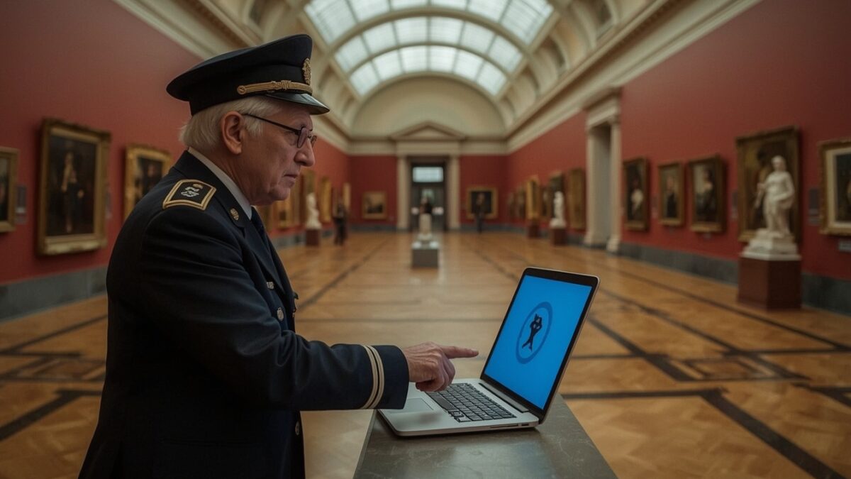Nationalmuseum övergår till interaktiv konst — besökare uppmanas klicka på mystiska länkar
