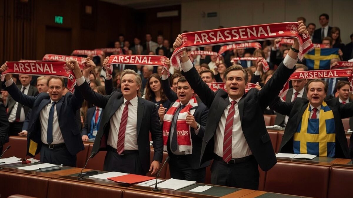 Regeringen gratulerar Arsenal – missar att Sverige inte har något lag i finalen