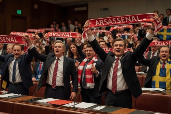 Regeringen gratulerar Arsenal – missar att Sverige inte har något lag i finalen
