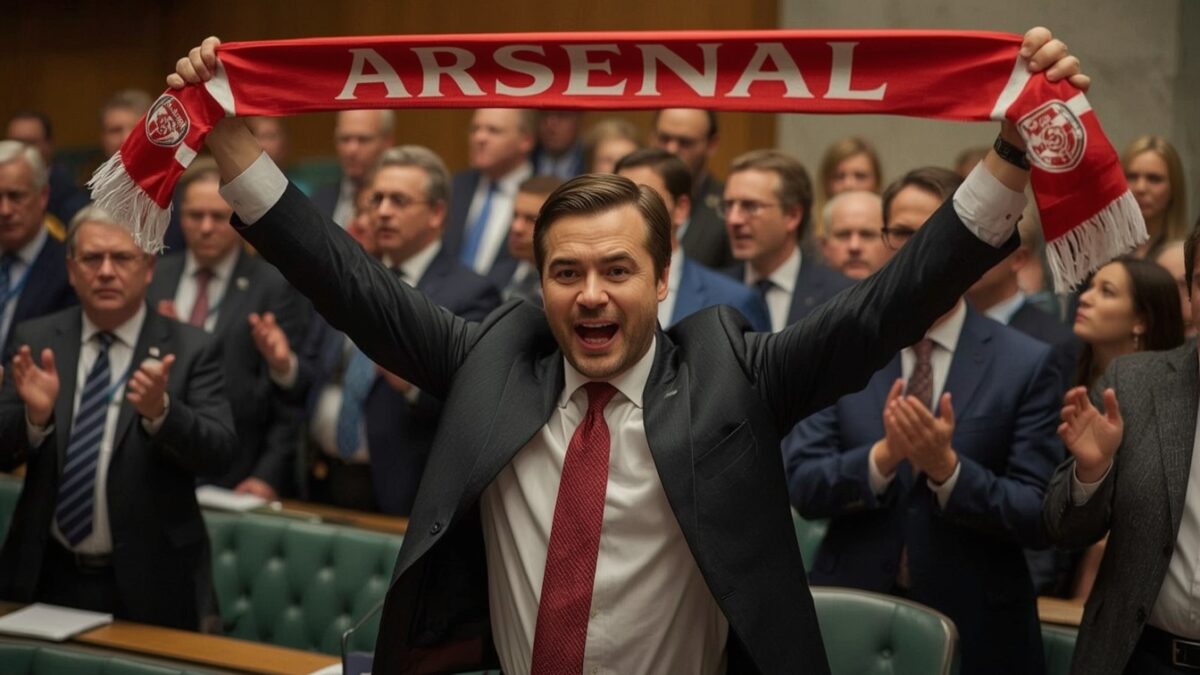 Regeringen gratulerar Arsenal – missar att Sverige inte kvalat in till något på åratal