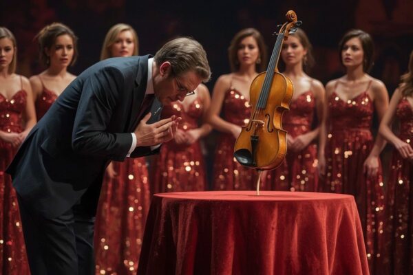 Lampenius får spela fiol live — Eurovision erkänner äntligen den akustiska kroppen som subversiv akt