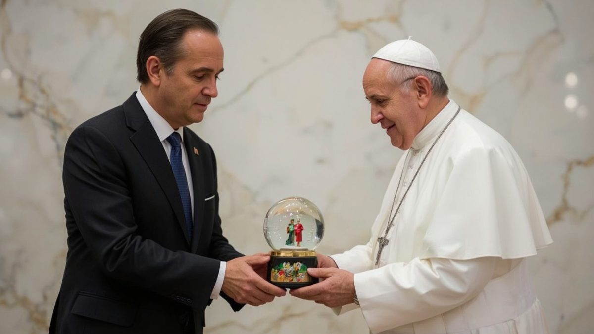 Rubio skänkte påven present i souvenirklass — Sverige chockat att diplomati kan vara billig