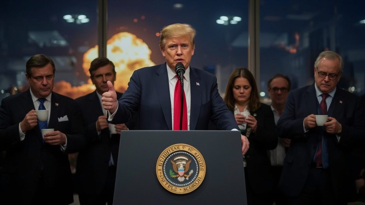 Trump bekräftar att vapenvilan gäller — särskilt under de nätter då bomber faller