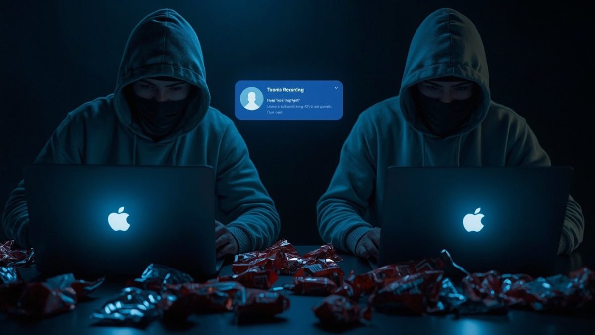 Hackertvillingar glömde stänga Teams — spelade in egna brott
